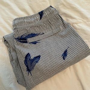 NWOT Kith Seersucker Feather Pants